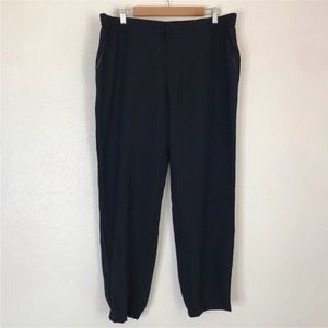 Banana Republic L Navy blue tuxedo jogger pant